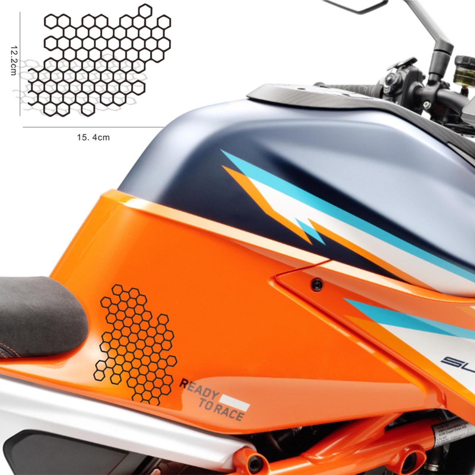 

Personalized Honeycomb Motorcycle Sticker Headlight Tint Film Motorcycle Body DIY Decoration Decals Universal Sticker one size чорний