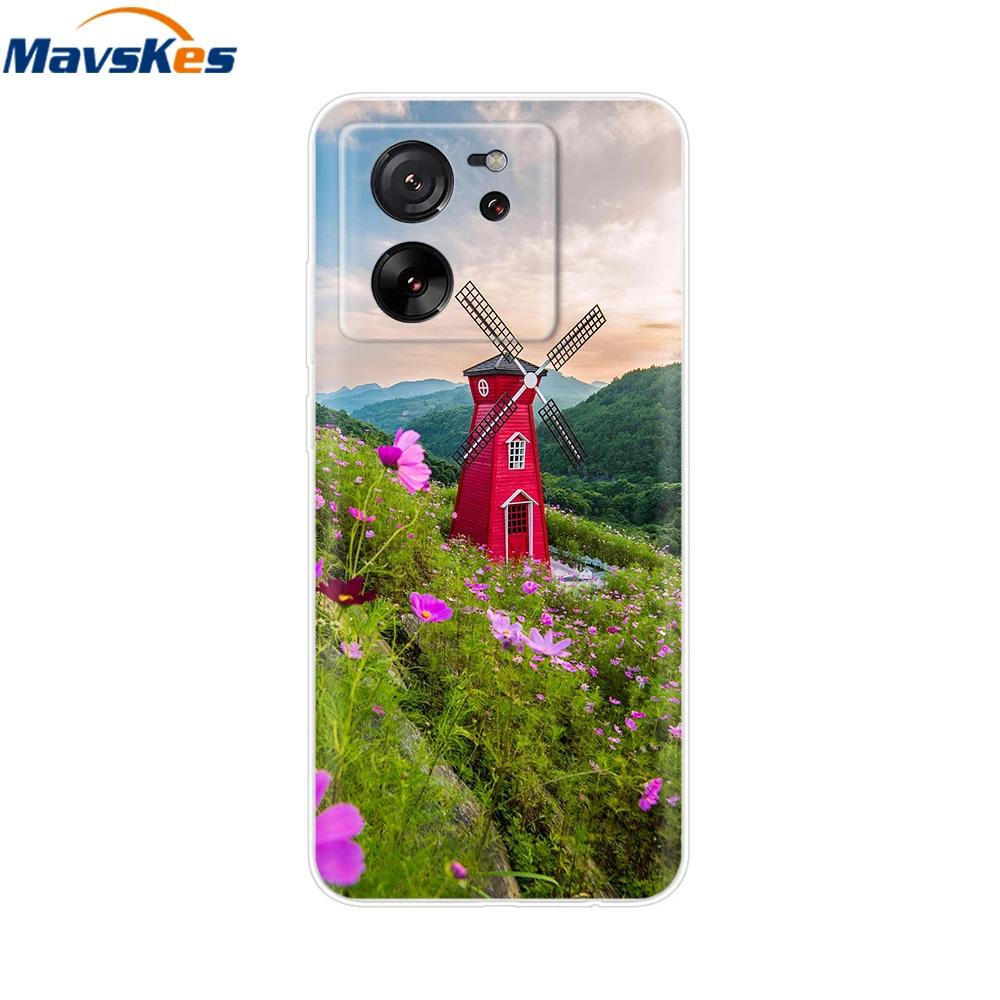 Mobile Phone Bag Case For Xiaomi 13T Case Mi13T Soft Silicone Cover For Xiaomi 13T Pro Clear Bumper For Xiaomi Mi 13T Pro Coque