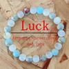 Xi Yin TK Shoushan Stone Frosted Crystal Bracelet - Seven Colors 
