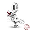Simple Animal Series Copper Metal Dinosaur Elk Rabbit Trendy Charm Bead Components Bead Components 3mm Do It Yourself High Quality Fine High Quality