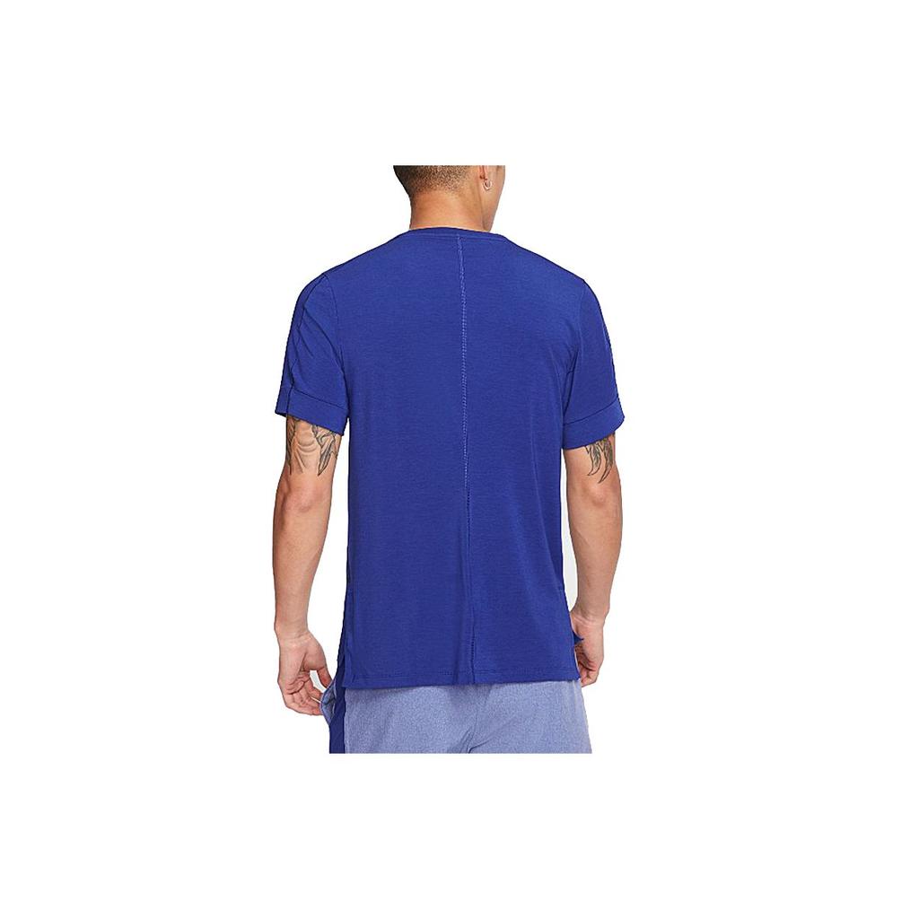 Nike Training Sports Quick-Dry Breathable Short Sleeve T-Shirt Men Tops Blue BV4035-455