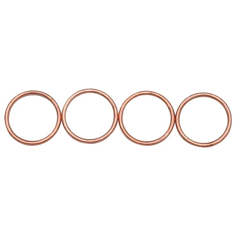 35.5*43.8*2.6 Motorcycle Exhaust Pipe Gasket For Kawasaki ZZR600 - ZX600 90-06 Vulcan 900 Custom - VN900 07-09 11 12 14 22-24