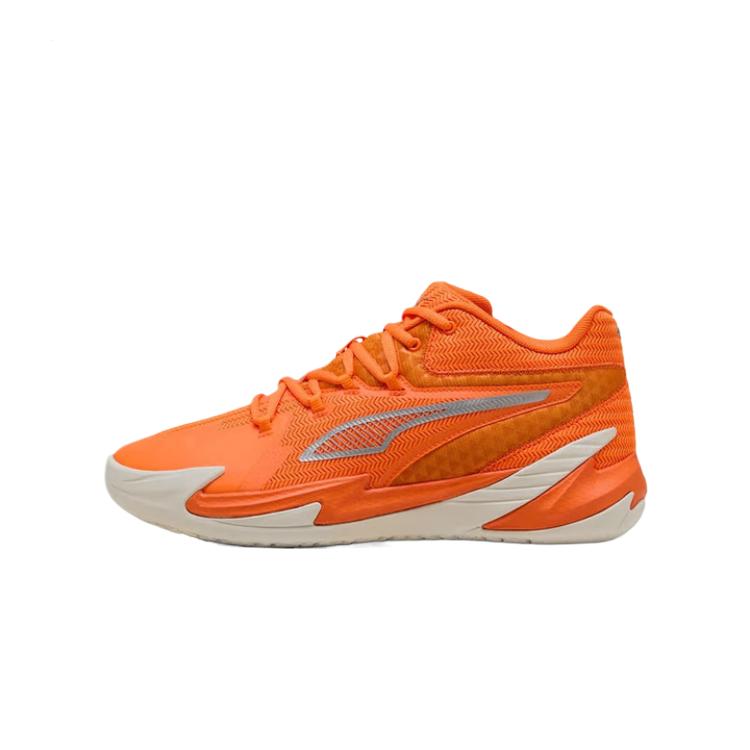 Puma Dagger Classic Comfortable Versatile Casual Fabric Low-Top Basketball Shoes Unisex sneaker Orange 311353-14