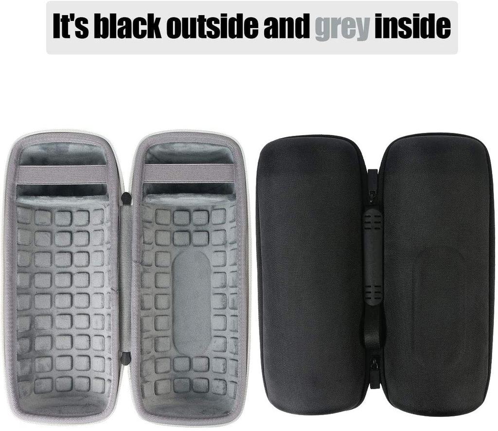 co2crea Hard Travel Case for JBL Charge 4/Charge 5 Waterproof Bluetooth Speaker (Ash)