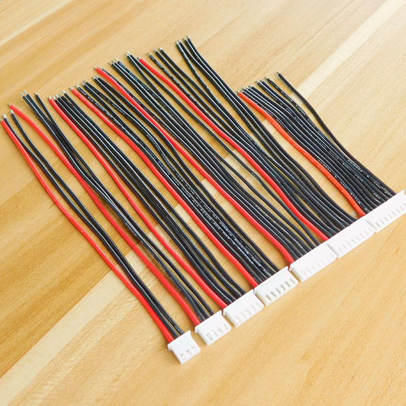 10/20/40 pcs/lot 2S 3S 4S 5S 6S 7S 8S Lipo Battery Balance Charger Cable IMAX B6 Connector Plug Wire