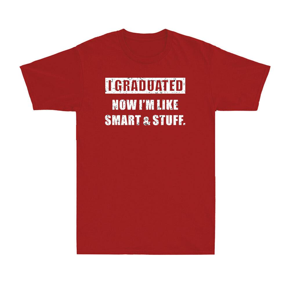 Funny College High School Graduation GifT-shirt Senior 2022 Men T-shirt Tee L