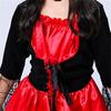 Children Vampire Costume Halloween Dress Up Outfit Kids Gothic Vampire Cloak Dress with Collar and Lace Sleeves for Role Play