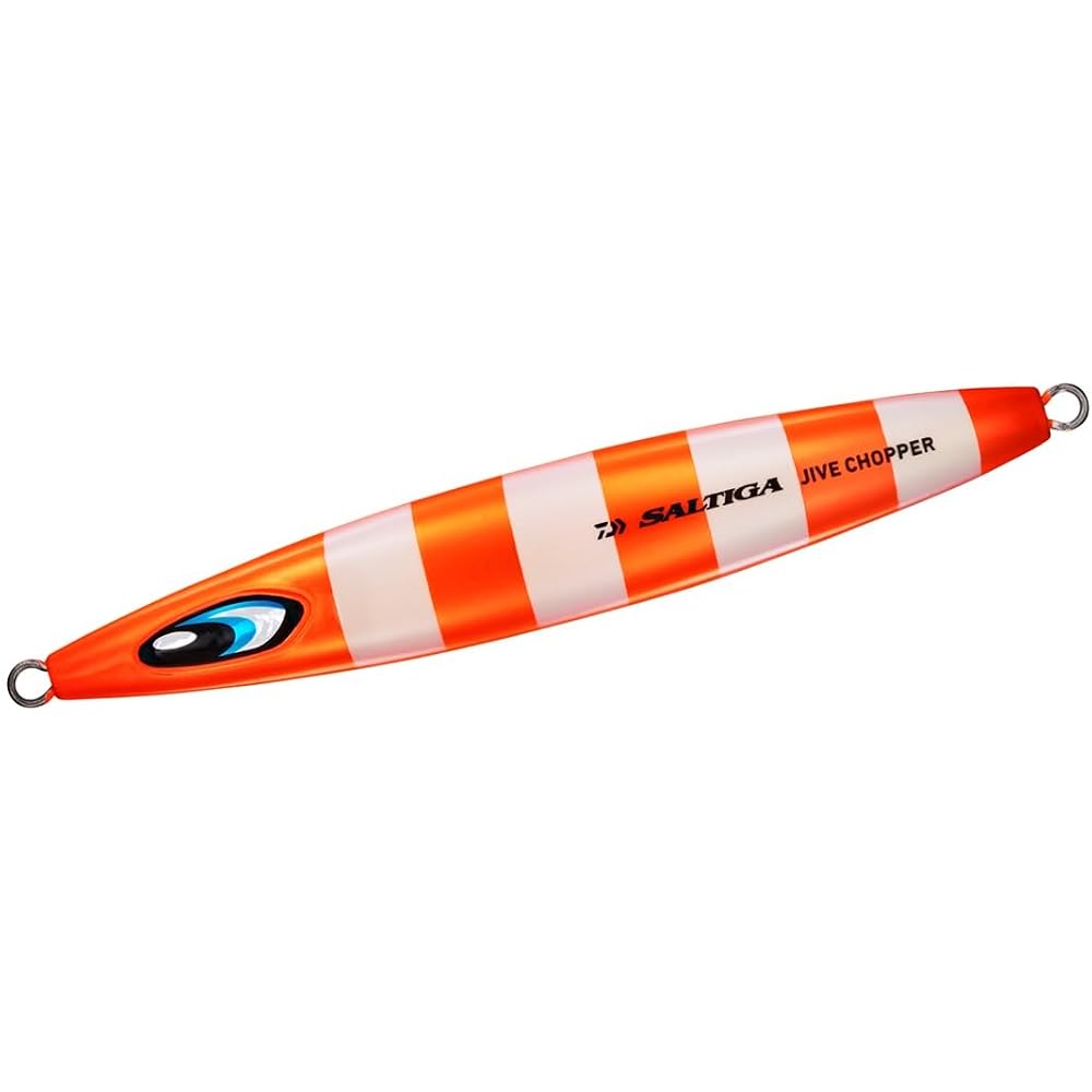 Daiwa Saltiga Jive Chopper Slow Jig 400g ML Orange Zebra Glow Fishing Tackle