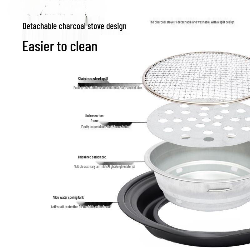 Xiao Tuo Portable Aluminum Folding Table: Camping, Barbecue, Outdoor Enclosure Tea Table - No Installation Needed.