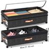 Stackable Rollable Storage Box Adjustable Closet Organizer Underbed Drawer with Wheels  Bedroom