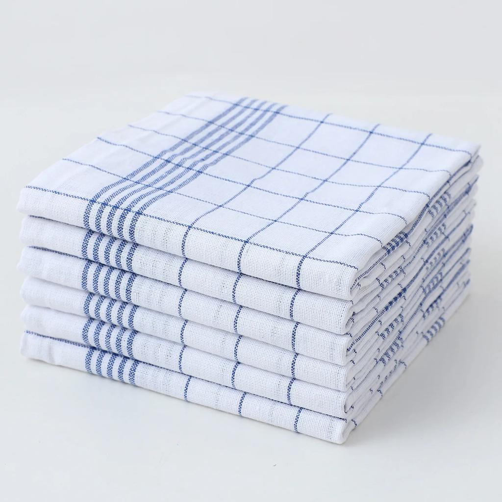 Cotton Kitchen Towel Plush Dishcloth Super Absorbent Cooking Space Cloth Home Cleaning Scouring Towel Washing Process Dish Cloth 45X62Cm Big