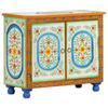 Sideboard Hand Painted 70 X 35 X 60 Cm Solid Mango Wood