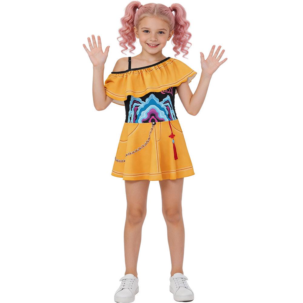 K-POP Dämonenjägerin Girlgroup Cosplay: Mira, Zoe, Rumi - Kinder Halloween Kostüm & Badeanzug