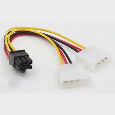 Kabel zasilający 4-stykowy do 6-stykowego do karty graficznej - połączenie Dual D do 6P