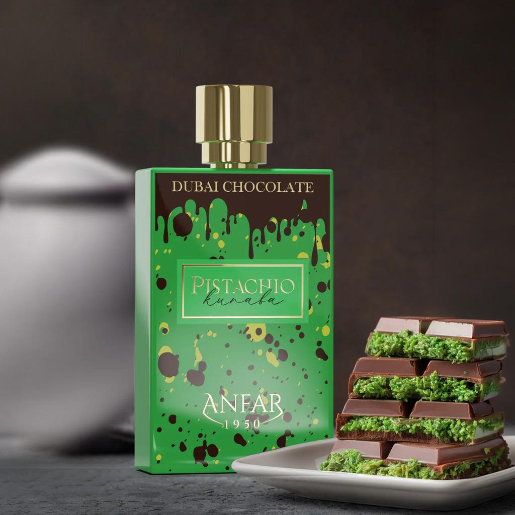 Anfar 1950 Dubai Chocolate - Pistachio Kunafa Extrait De Parfum 80ml