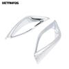 Rear Fog Light Lamp Cover Trim For Toyota Highlander Kluger XU70 -2024 2025 Chrome Foglamp Protector Accessories Car Styling