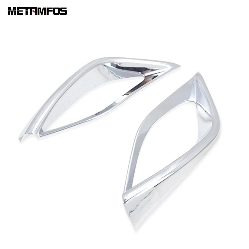 Rear Fog Light Lamp Cover Trim For Toyota Highlander Kluger XU70 -2024 2025 Chrome Foglamp Protector Accessories Car Styling