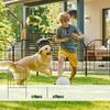 10Pcs Decorative Garden Fence Border 13x24Inch Iron Wire Panel Border Fencing Animal Barrier for Outdoor Yard and Patio