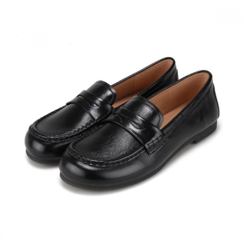 Barbara LambSkin Lightweight Women S loaferS 1.5cm Blj144bk 250mm