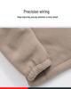 Women's Double-Sided Fleece Sherpa Hooded Windproof Velvet Jacket for Autumn and Winter