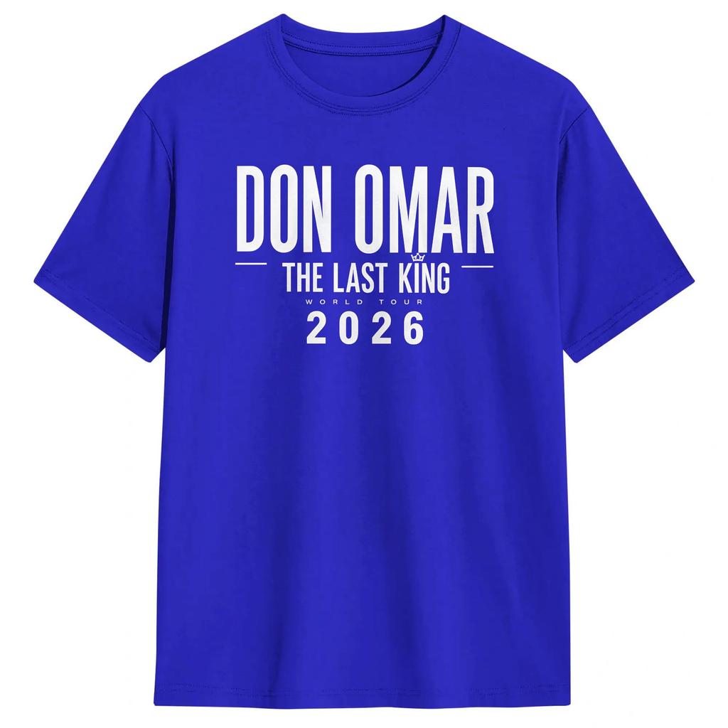 Magliette Rapper Don Omar Per Unisex Divertenti Cotone Maglietta Girocollo Manica Corta Taglie Forti