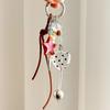 New Retro Five Pointed Star Colorful Cute Sweet Handmade Bead Chain Personality Accessory Bag Charm