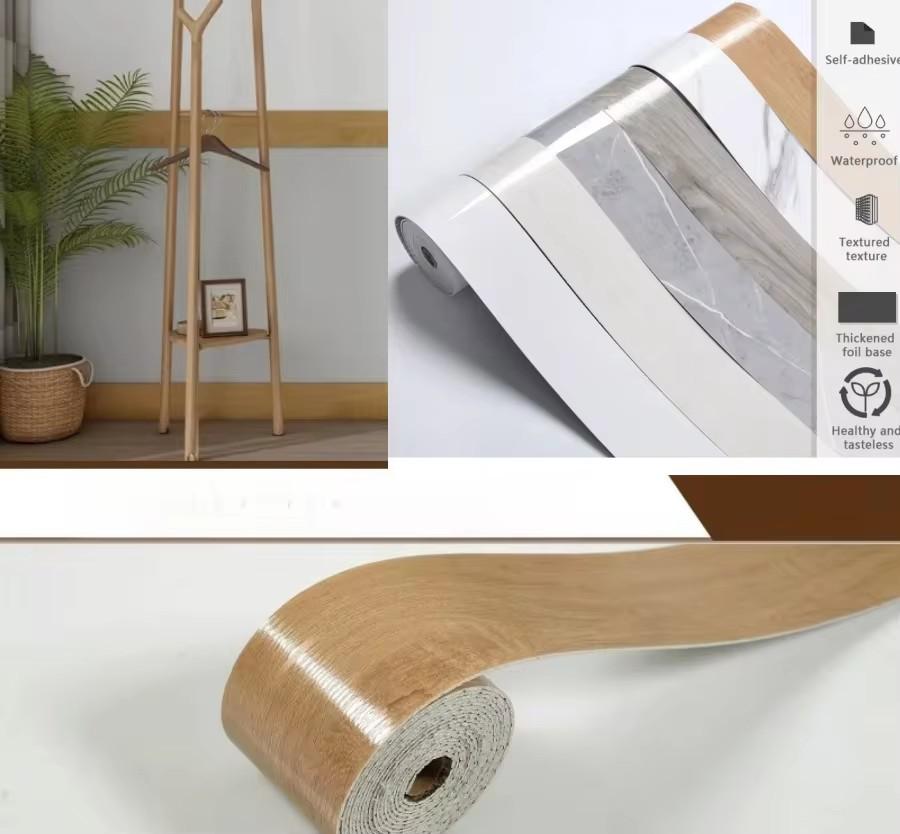 

1PC 5Mx10cm Self Adhesive Foam Edge Banding Thick Stickers for Cabinets Baseboard Furniture Banding Cupboard Tape Household