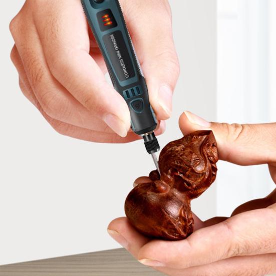 Mini Cordless Rotary Tool 3-Speed USB Rechargeable Rotary Tool with Accessories for DIY Crafts Jewelry Making Wood Carving Polishing Sanding Drilling
