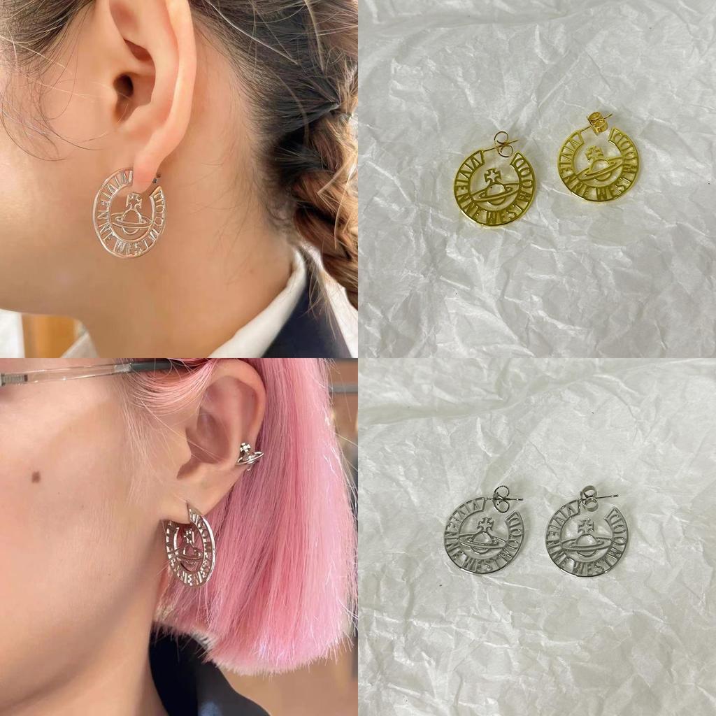 Fashionable And Unique Alloy Alphabet Ear Cuff Earrings For Women