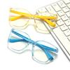 Anti-Blue Light Glasses Exquisite Square Children Eyewear Luxury Kid Eyeglasses Blue Light Blocking Boy Girl Computer Eyeglas