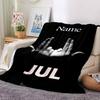 Customiz Name Personality Jul rapper Blanket Soft &Warm Sofa Office Bed Travel Lunch Break Blanket, Gift Suitable All Seasons