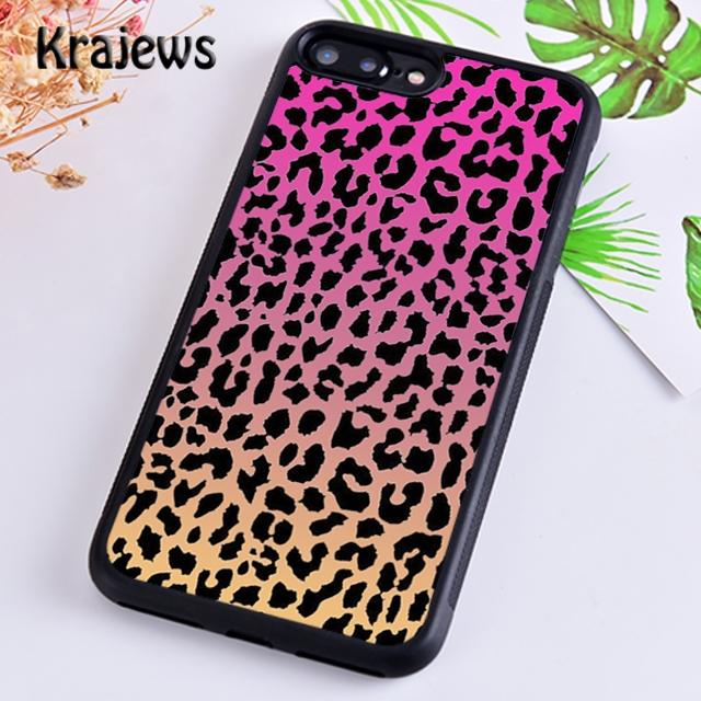 Krajews Leopard Print Scrun Soft Phone Case Cover For iPhone 17 Air 16 15 14 Plus 12 Pro Max Coque Shell Fundas