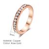 ZHOUYANG Ring For Women Simple Style Thin Rings Micro-inserts Cubic Zirconia Austrian crystal Fashion Jewelry R421 R062