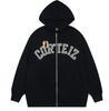 Chaqueta de Invierno Acolchada de Plumas Corteiz Alcatraz con LOGOTIPO Bordado
