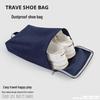 Portable Waterproof Oxford Cloth Shoe Storage Bag with Handle for Travel