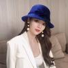 Women'S Hat Fedora Hat For Women Temperament Elegant Church  Autumn Winter Women'S Bow Hat High Quality Top Hat Wedding