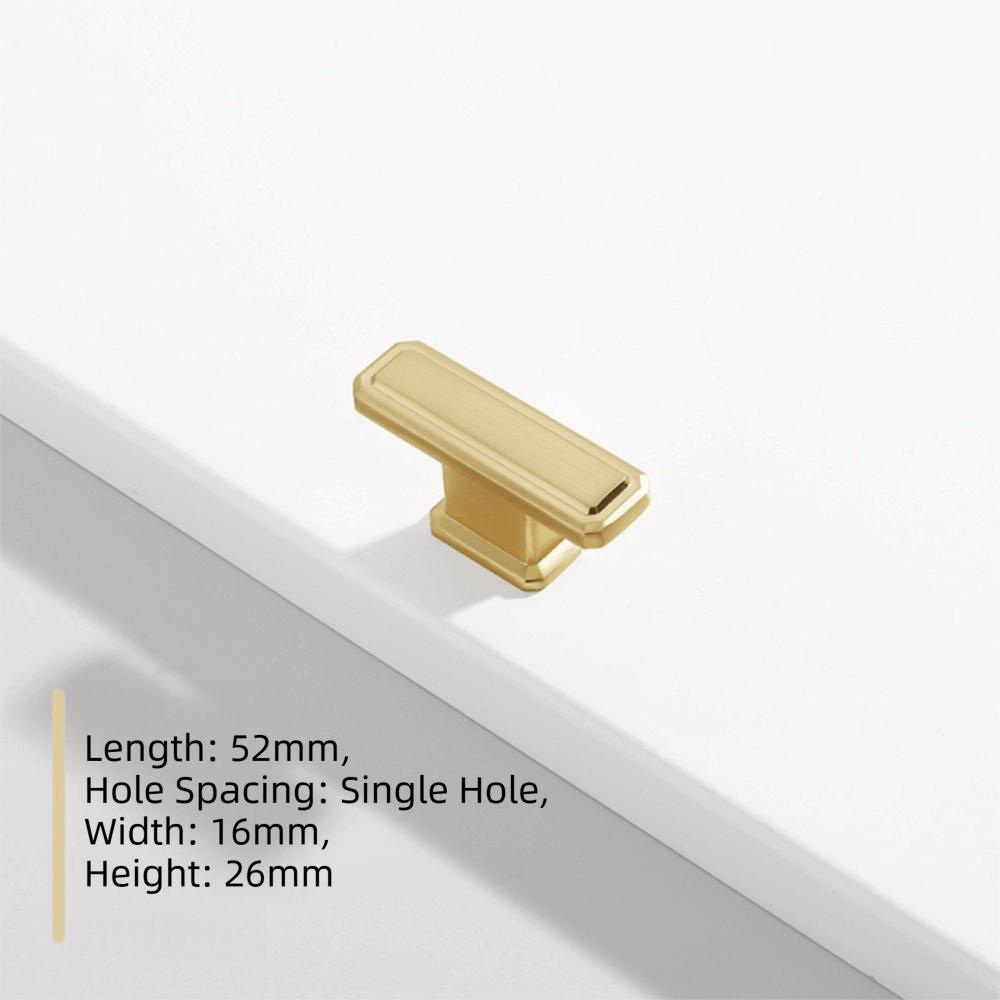 Copper Finish Cabinet Handles Zinc Alloy Closet Handle Furniture Hardware  Wardrobe Drawer
