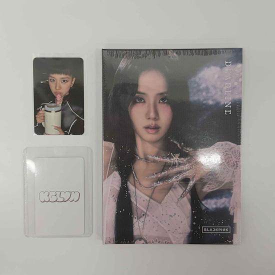 POB BLACKPINK СРОК 3-й Мини-альбом СЕРЕБРЯНАЯ Версия. WITHMUU / WEVERSE Набор фотокарточек с бонусом / Версия участника (WITHMUU) JISOO SILVER Ver.