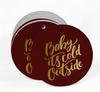 Inkdotpot Real Gold Foil Baby It's Cold Outside Baby Shower Tags Favor Hang Paper Tags 100