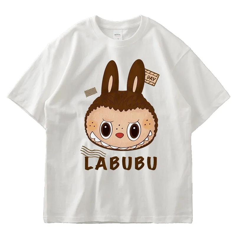 Anime LABUBU Μπλουζάκι με στάμπα Ζευγάρι Μαθητής Δρόμος Αθλητικό Καθημερινό Μπλουζάκι Κορίτσι Καλοκαίρι Αστεία Ρούχα