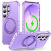 Applicable to Samsung S26Ultra Wave Magnetic Stand Mobile Phone Case S26Plus Rotary Stand S26 Protective Case