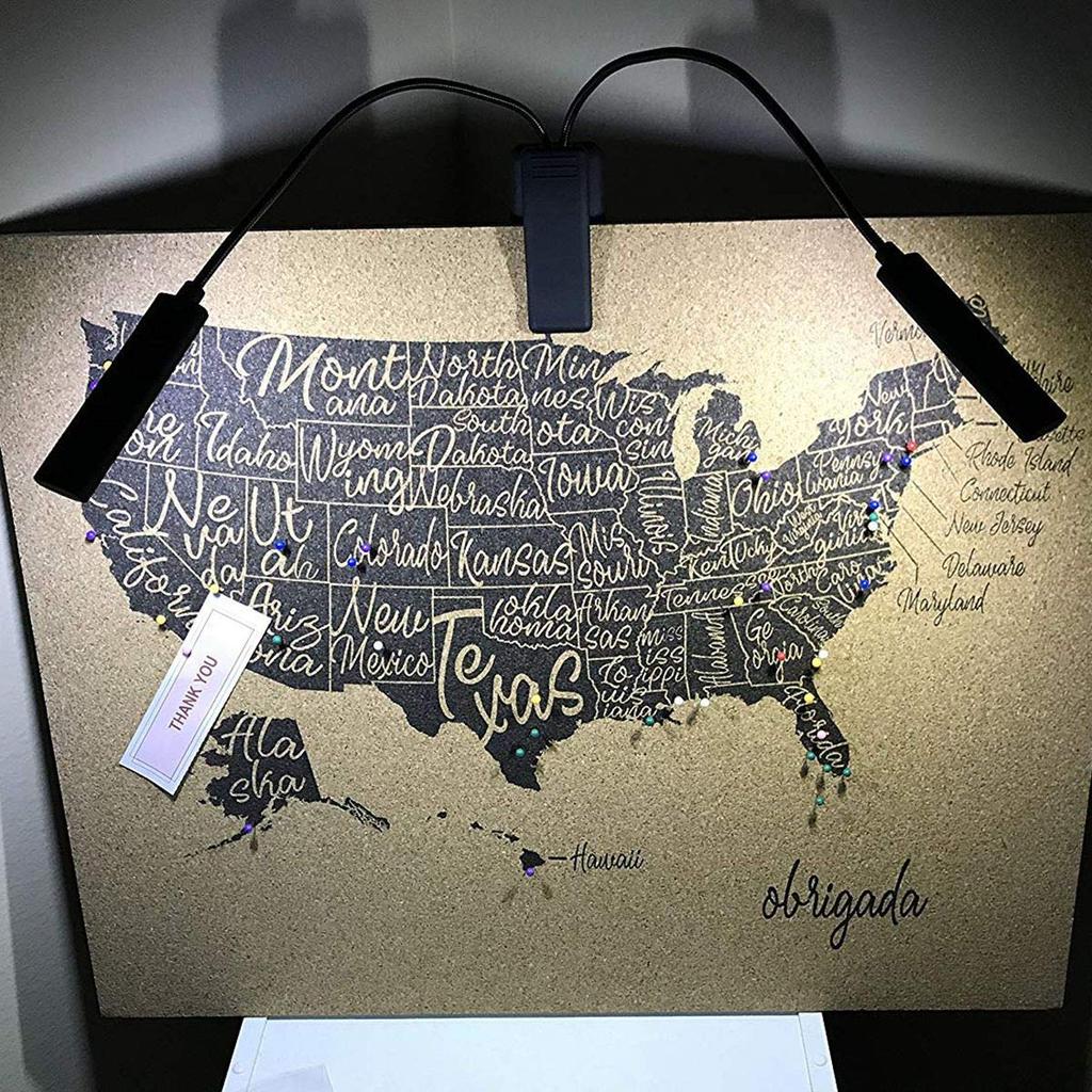 Andifany Clip-on LED Music Stand Light - Flicker-Free, Fully Adjustable, 6 Brightness Levels - for Reading, Orchestration, Mixing, and DJing