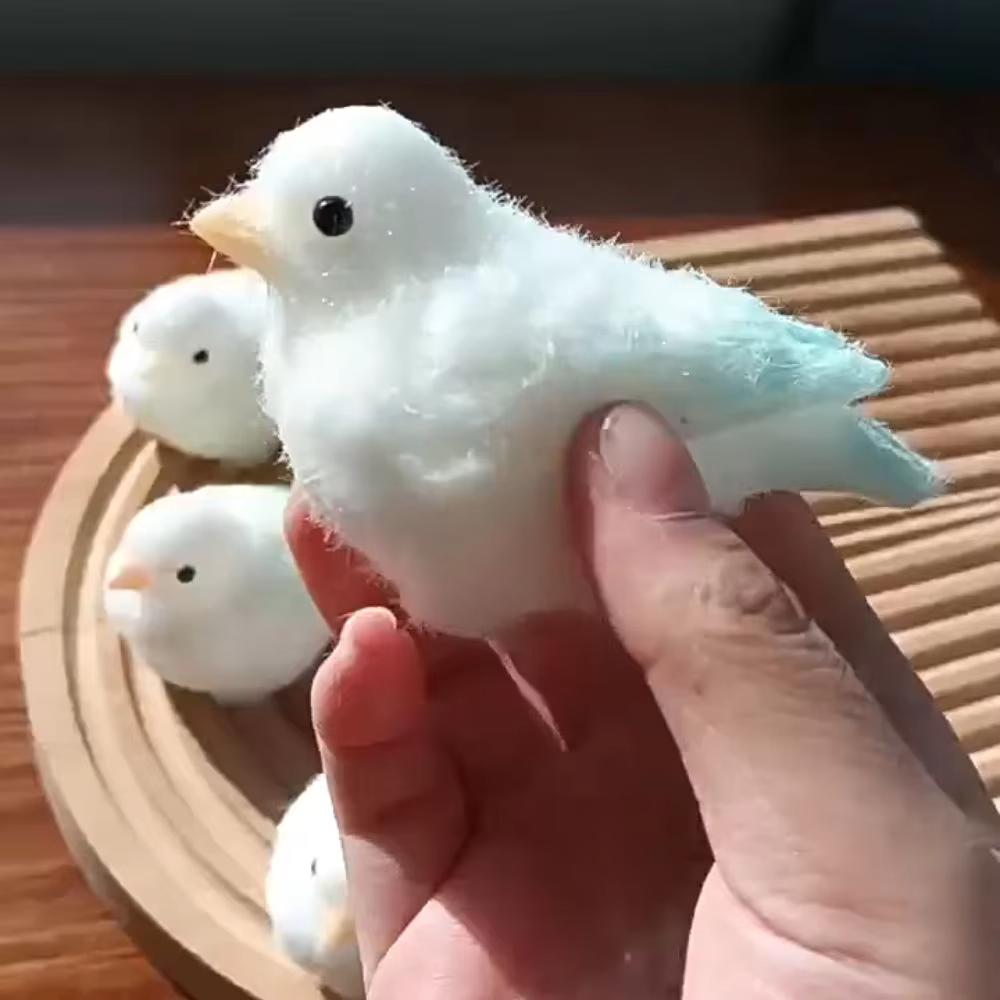 Anti-Stress Bird Squeeze Toys Silicone Parrot Pinch Decompression Toy  Birthday Gift