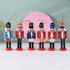 13CM Drumming Nutcracker Soldier Christmas Ornament