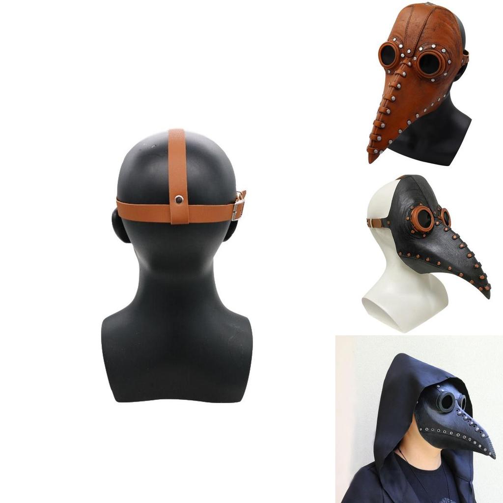 Intricately Designed Plague Doctor Bird Mask Perfect For Steampunk Halloween Costume
