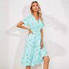 2025 New Fashion Trend Dresses Spring Summer Printed Waist Dresses Fashion Women's