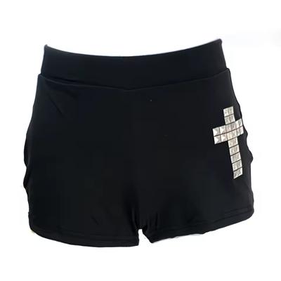 Y2K Nyári Hip Hop Casual Harajuku Gyémántmintás Rövidnadrág