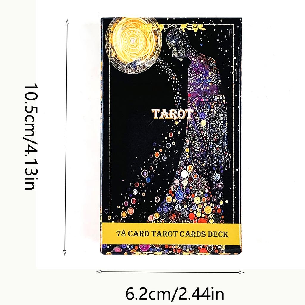 New Tarot Deck A 78pcs Tarot Cards Predictive Divination Oracle Cards Board Game, Family Party Game Cards Holiday Games