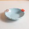 Ceramic Elevated Cat Bowl Cute Anti-Vomiting Pet Food Water Bowl Anti Slip Neck Protection Raised Pet Feeder Kitten/Puppy/Bunny