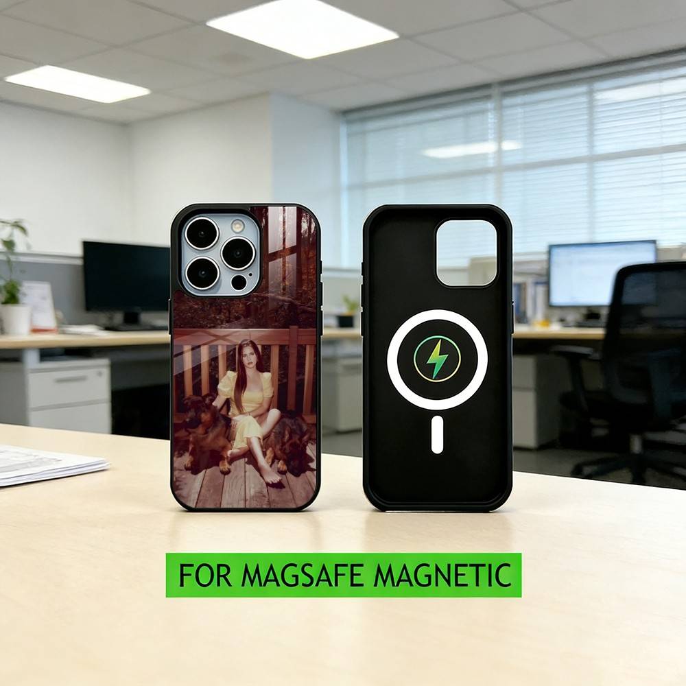 L-Lana Del R-Rey Phone Case For iPhone17,16,15,14,13,12,11 Plus,Pro Magnetic For Magsafe Wireless Charging